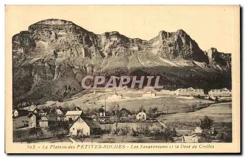 Cartes postales Le Plateau des Petites Roches Les Sanatoriums et la Dent De Crolles