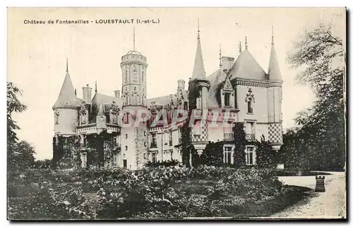 Cartes postales Chateau de Fontenailles Louestault