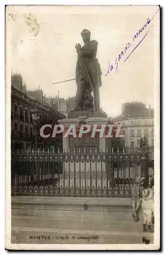 Ansichtskarte AK Nantes Statue de Cambronne