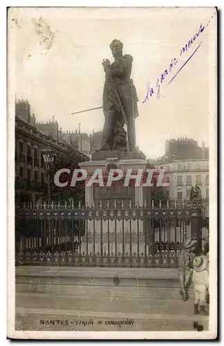 Cartes postales Nantes Statue de Cambronne