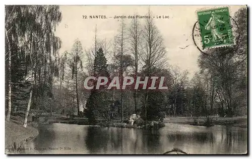 Ansichtskarte AK Nantes Jardin des Plantes Le Lac