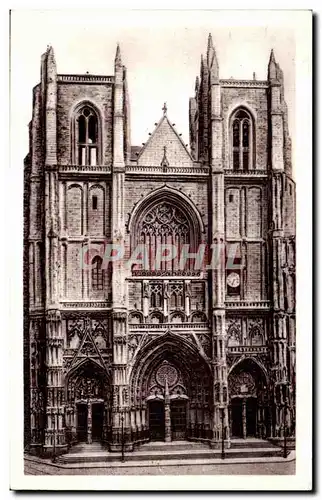 Cartes postales Nantes La Cathedrale