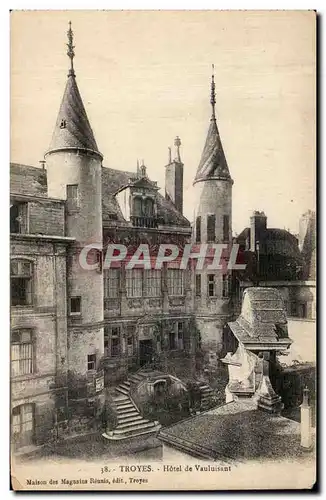 Cartes postales Troyes Hotel de Vauluisant