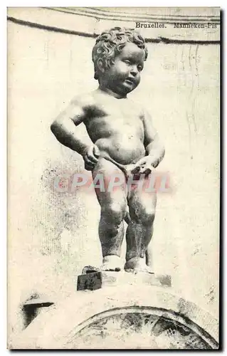 Cartes postales Bruxelles Manneken Pis