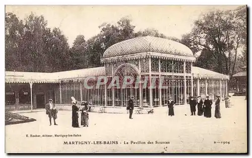 Ansichtskarte AK Martigny Les Bains Le Pavillon des Sources