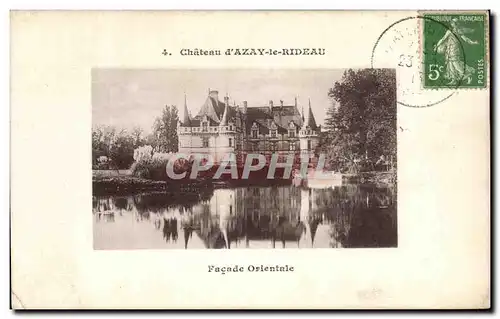 Ansichtskarte AK Chateau d Azay le Rideau Facade Orientale