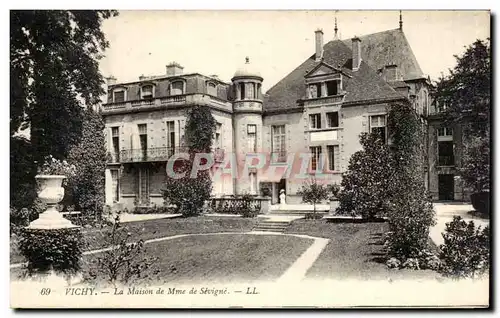 Cartes postales Vichy La Maison de Mme de sevigne