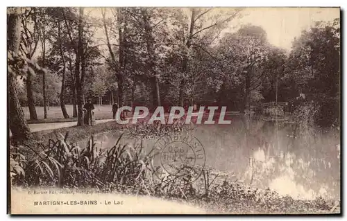 Cartes postales Martigny Les Bains Le lac