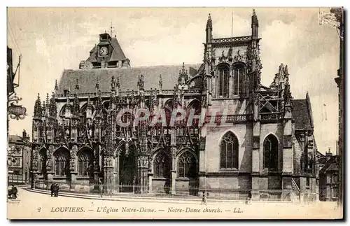 Cartes postales Louviers L Eglise Notre Dame Notre Dame Church