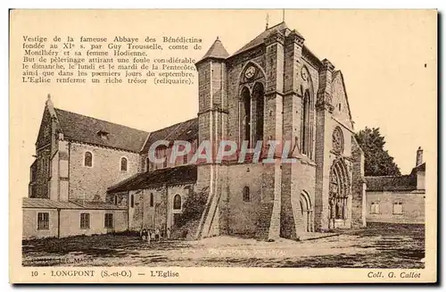 Cartes postales Longpont L Eglise