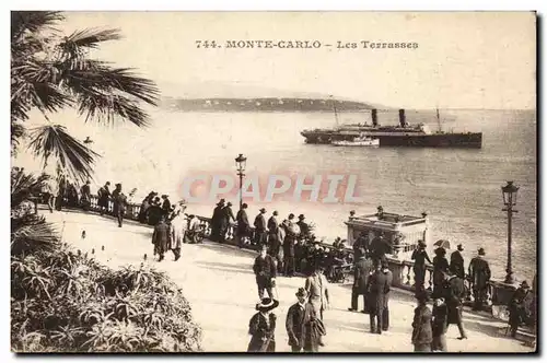 Cartes postales Monte Carlo Les Terrasses Monaoc Bateau