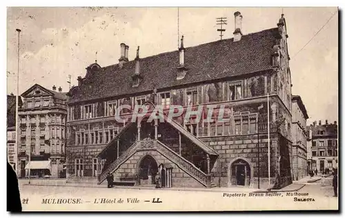 Cartes postales Mulhouse L Hotel de Ville