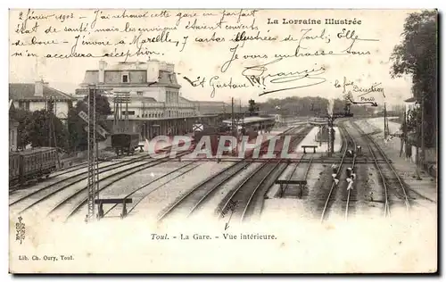 Cartes postales Toul La Gare Vue Interieure