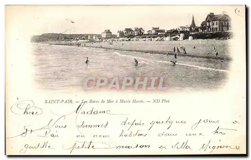 Cartes postales Saint Pair Les Bains de Mer a Marce Haute