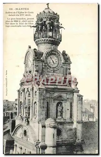 Cartes postales Nantes Beffroi de I Eglise