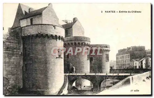 Ansichtskarte AK Nantes Entree du Chateau