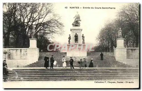 Cartes postales Nantes Entree du Cours Saint Pierre