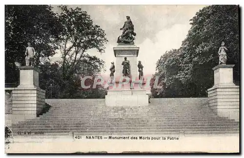 Ansichtskarte AK Nantes Monument des Morts pour la Partie