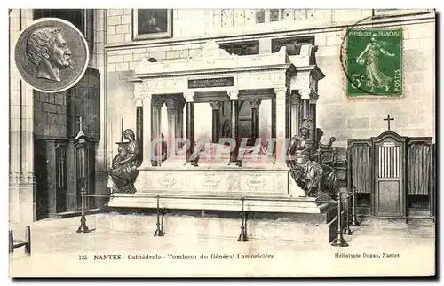 Cartes postales Nantes Cathedrale Tombeau du General Lamoriciere