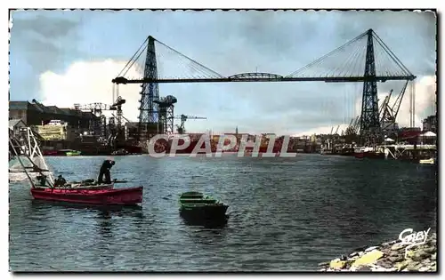 Cartes postales Nantes Le Pont Transbordeur et le Port