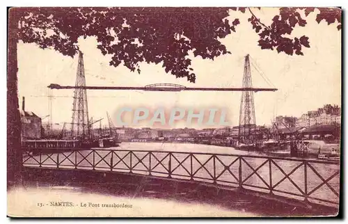 Cartes postales Nantes Le Pont transbordeur