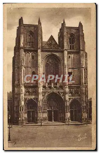 Cartes postales Nantes Facade de La Cathedrale