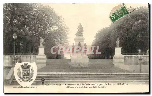 Cartes postales Nantes Menument aux Enfants Morts Pour La Patrie