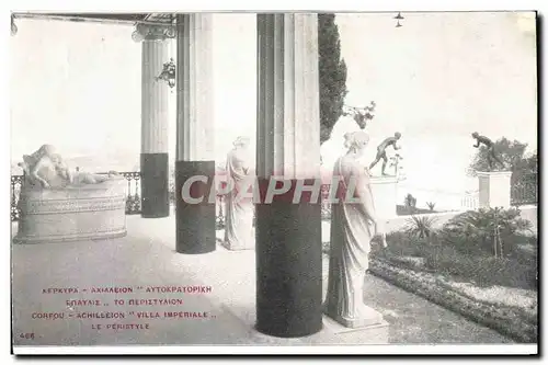 Cartes postales Grece Greece Corfou Achilleion Villa imperiale Le peristyle