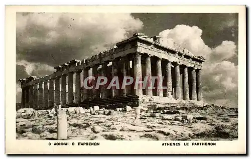 Ansichtskarte AK Grece Greece Athenes Le Parthenon