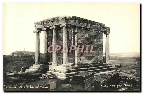 Ansichtskarte AK Grece Greece Temple of Nike Athens