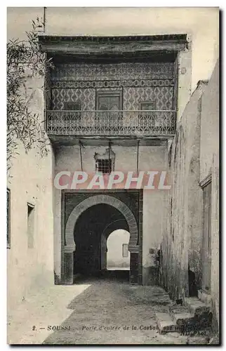 Cartes postales Tunisie Sousse Porte d entree de la Cashoh vue