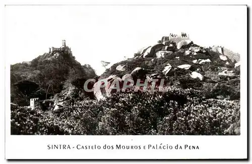 Cartes postales moderne Portugal Sintra Castelo dos Mourose Palacio da Pena