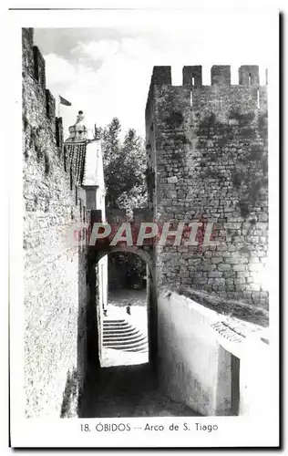 Cartes postales moderne Portugal Obidos Arco de Tiago