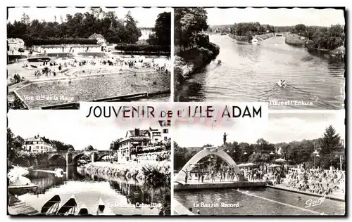 Cartes postales Souvenir De L Isle Adam Ecluse Bassin record