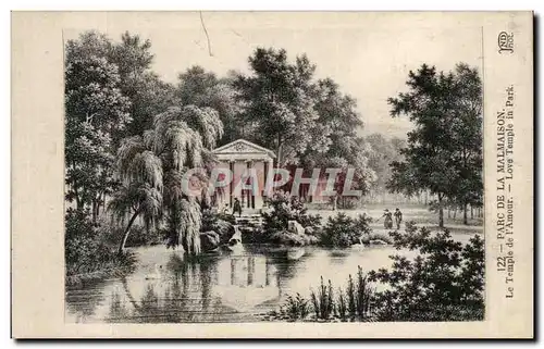 Cartes postales Parc De La Malmaison Le Temple de I Amour Love Temple in Park