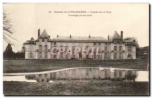 Cartes postales Chateau de la Malmaison Facade sur le Parc Frontage on the Park