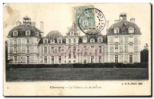 Ansichtskarte AK Cheverny Le Chateau vu de derriere