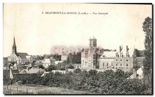 Cartes postales Beaumont La Ronce Vue generale