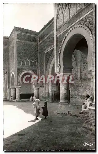 Ansichtskarte AK Meknes (Maroc) Porte Bab Mansour