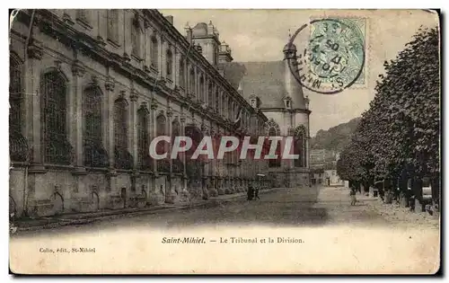 Cartes postales Saint Mihiel Le Tribunal et la Division