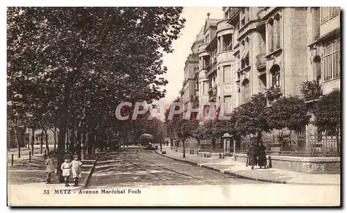 Cartes postales Metz Avenue Marechal Foch