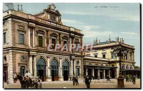 Cartes postales Reims La Gare