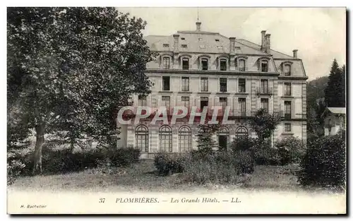 Cartes postales Plombieres Les Grands Hotels