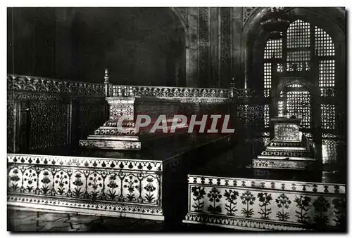 Ansichtskarte AK Tomb of Shah Jahan   His Wife Mumtaj Mahal Inside Taj Hahal Inde india