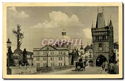 Cartes postales Praha Staromestaka mostecka vez Tchequie