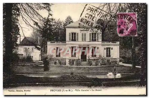 Cartes postales Provins Villa Garnier Le Musee Cygne Swan