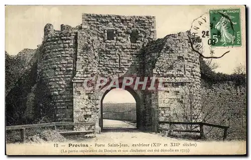 Ansichtskarte AK Provins Porte Saint Jean exterieur