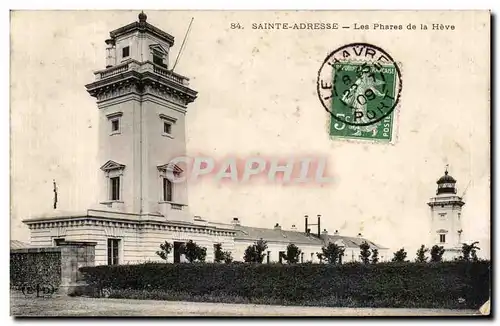 Ansichtskarte AK Sainte Adresse Les Phares de la heve