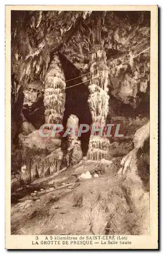 Cartes postales Saint Cere La Grotte De Presque la Salle Haute