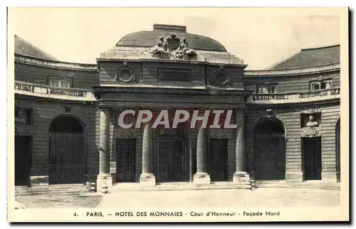 Cartes postales Paris Hotel Des Monnaies Cour d Honneur Facode Nord